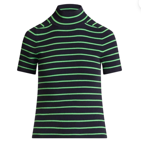 Tops - Free Assembly Women's Cozy Yarn Mock Neck Sweater with Short Sleeves, Lightweigh